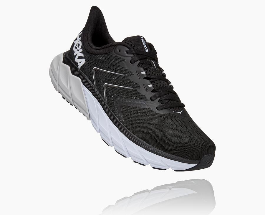 Zapatillas Running Hoka One One Hombre - Arahi 5 - Negras/Blancas - TNP937640